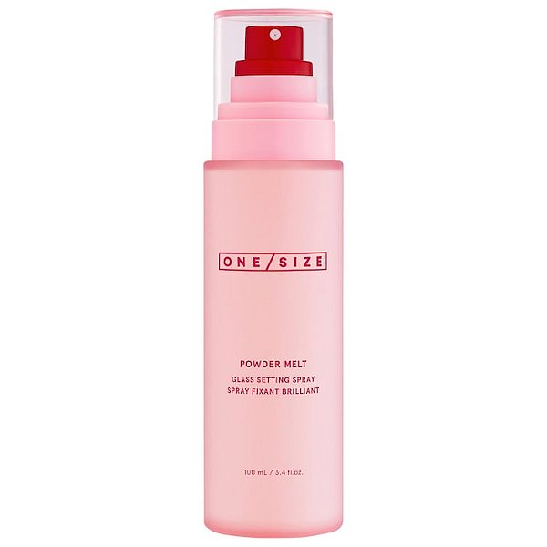 One Size Powder Melt Glass Setting Spray, Hydrating, Makeup wear up to 12 hours, Ultra-Smooth Finish 100ml