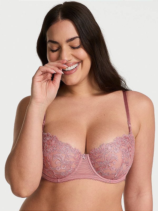 Sutiã De Renda Rose Victoria’s Secret Tam36D