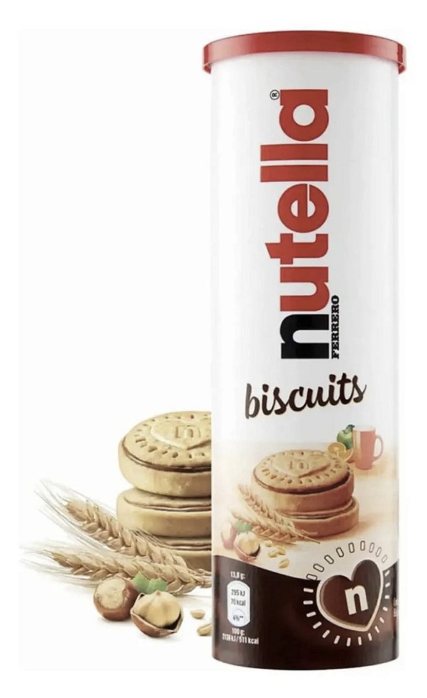 Biscoito Nutella 166g Contém 12 Biscoitos