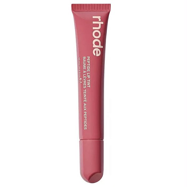 Rhode Peptide Lip Tint Nourishing Glaze Cor Salty Tan - soft mauve