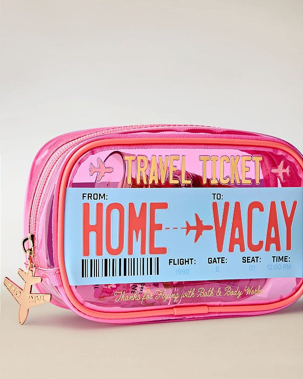 Kit Travel Size Champagne Toast - 4 Itens Bath & Body Works
