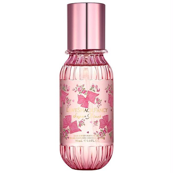 LoveShackFancy Mini Sugar Blush Hair & Body Perfume Mist with Vanilla & Passion Fruit 90ml