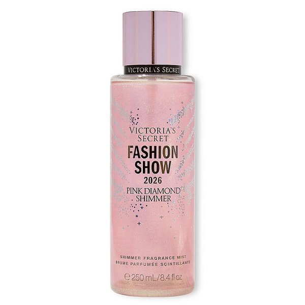 PRÉ-VENDA Body Splash Pink Diamond Shimmer Fashion Show 2026 Victoria's Secret