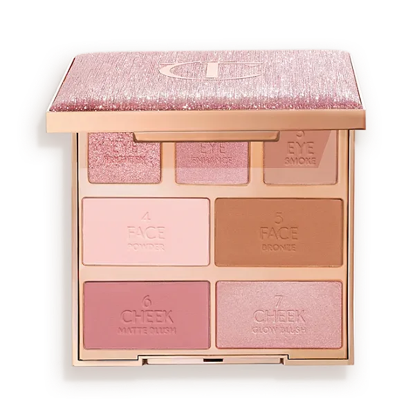 Charlotte Tilbury Paleta Hollywood Instant Look - Cor Pretty, Glowing Beauty
