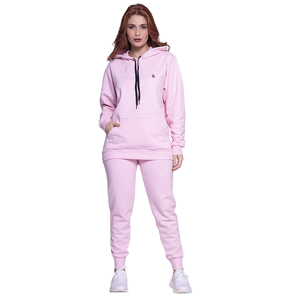 Conjunto Blusa e Calça Moletom Feminina
