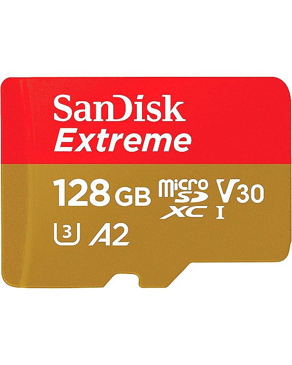 Mem Micro SD 128GB Sandisk Extreme 190-90MB/S U3 4K (SDSQXAA-128G-GN6AA)