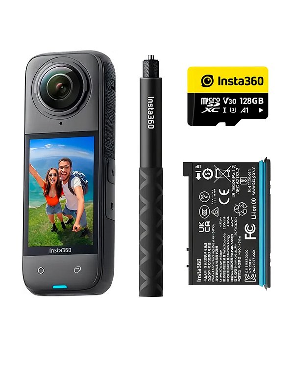 Câmera de Ação Insta360 X4 Kit Adventure