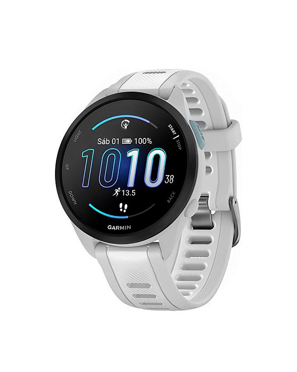 Relógio Garmin Forerunner 165 - Basic - Mist Gray/Whiteston - 010-02863-21