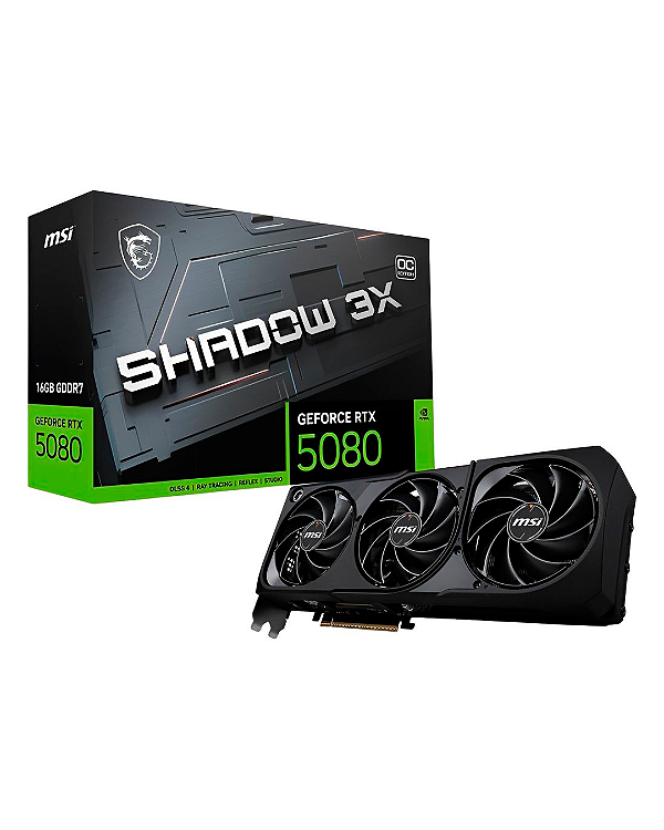 Placa de Vídeo Gigabyte Geforce RTX 5080 Shadow