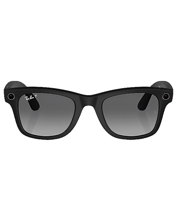 Óculos de Sol Ray-Ban Meta RW4006 Wayfarer - Matte Black/Polar Gradient Graphite