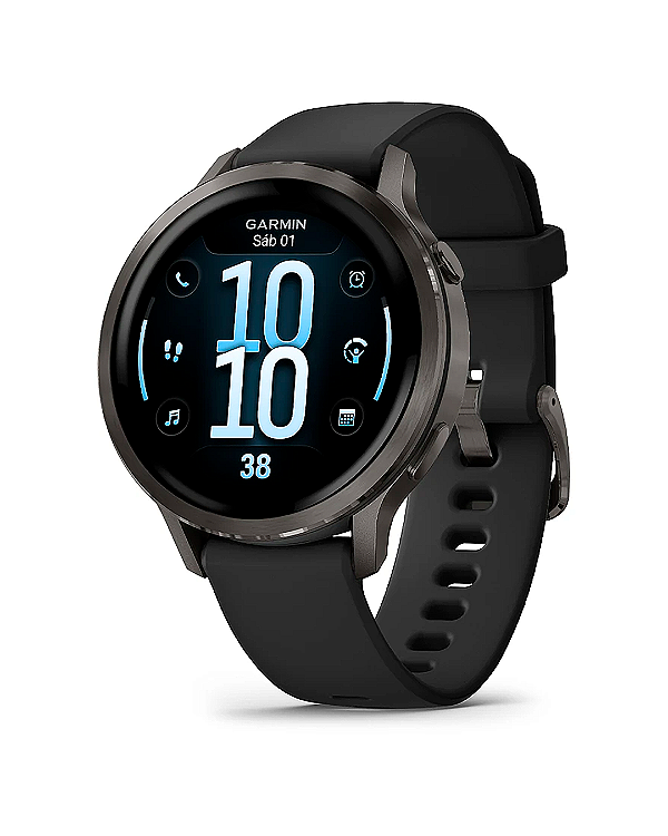 Relógio Garmin Venu 4 -41 MM - Slate/Black (010-03013-02)