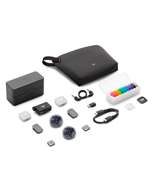 Microfone DJI Mic Mini 2 (2 TX + 1 RX + Charging Case)
