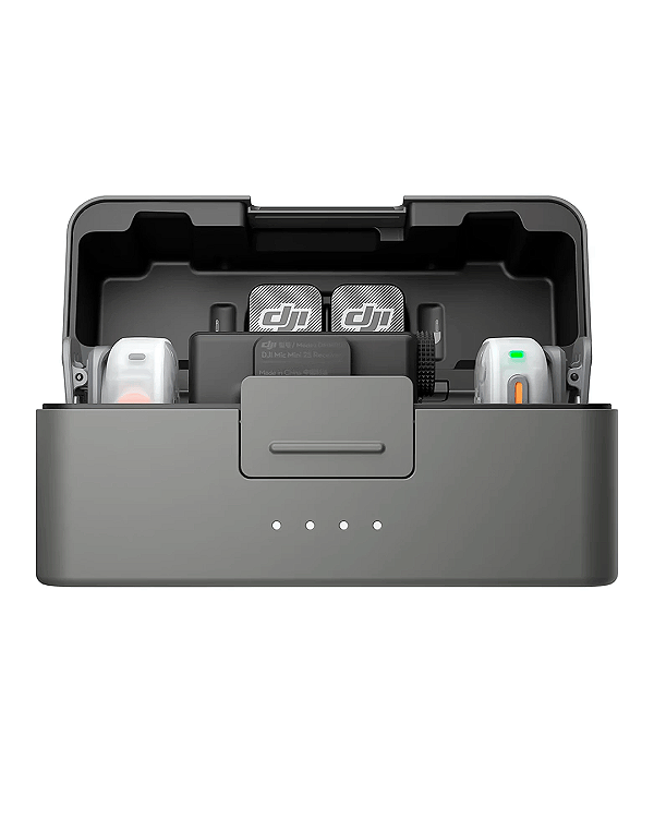 Microfone DJI Mic Mini 2S (2 TX + 1 RX +Charging Case)