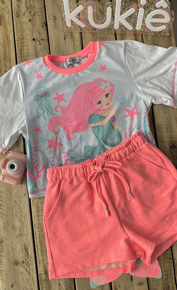 Conjunto Sereia 3D confy