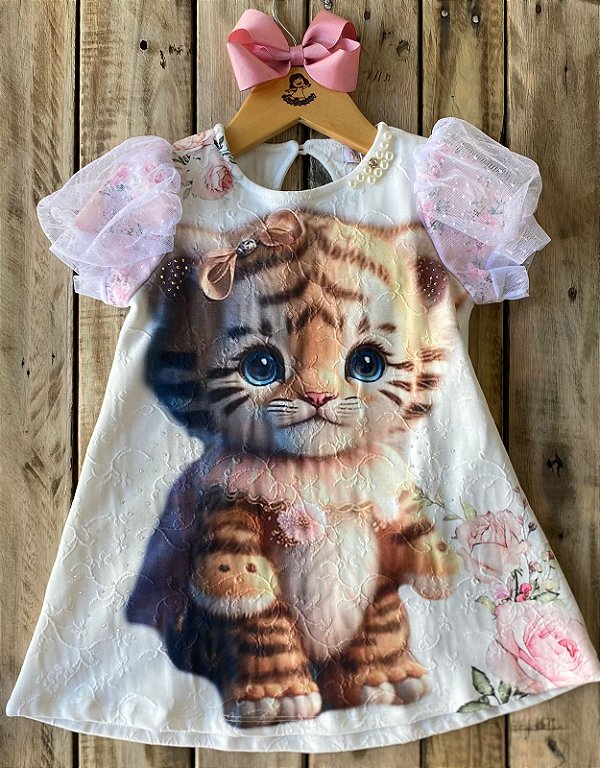 Vestido  Yoyo Tigre Luxo Lovers