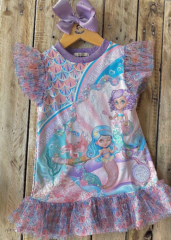 Vestido Petit Sereia luxo
