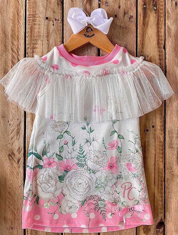 Vestido Petit Cherie Rose Luxor