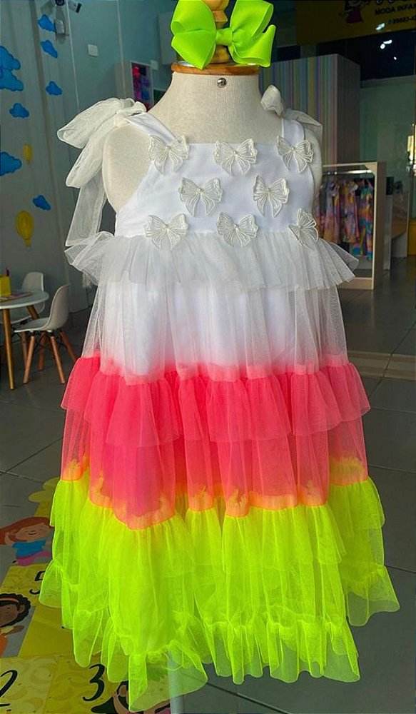 Vestido Tule Vibe Luxo Petit