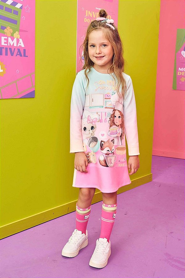 Vestido Confeitaria Candy Lovers
