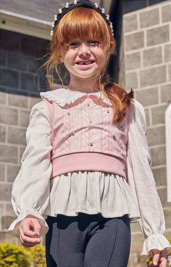 Trio Meg Blusa Colete Legging