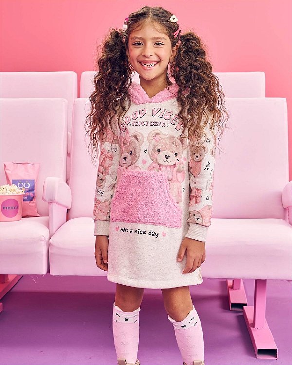 Vestido Teddy Fofi Lovers