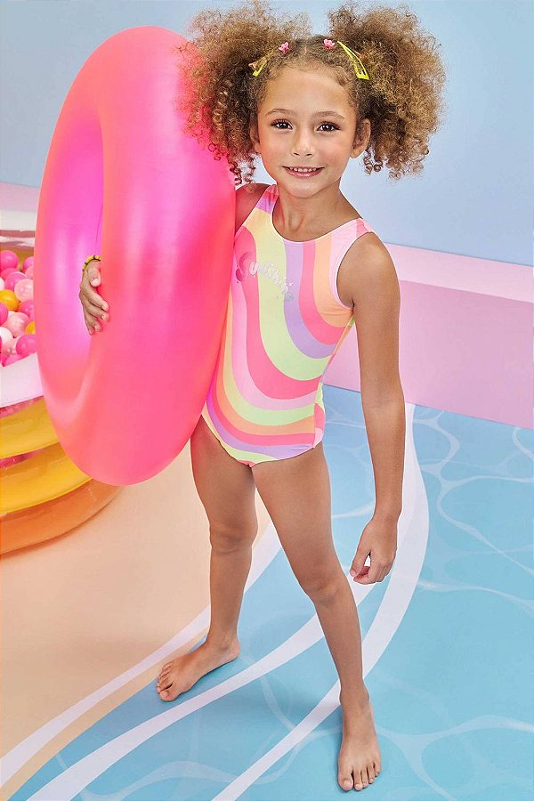 Maiô neon blogger proteção