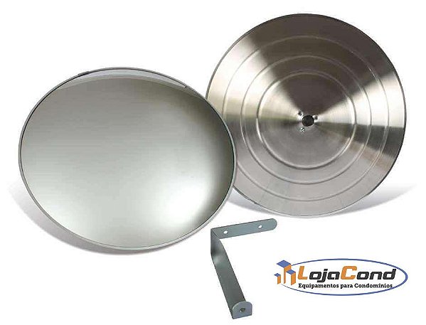 Espelho Convexo 60cm borda de Alumínio - Vision