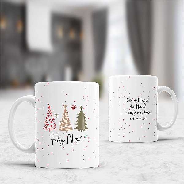 Caneca Personalizada de Natal - Mod 001