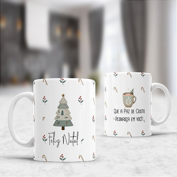 Caneca Personalizada de Natal - Mod 002