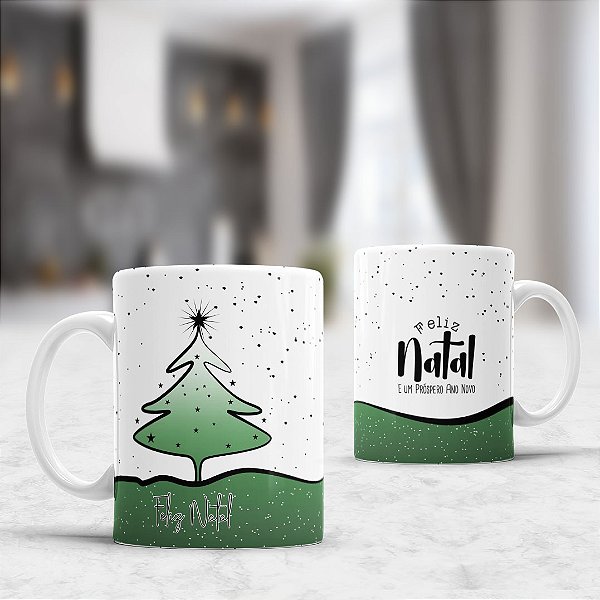 Caneca Personalizada de Natal - Mod 003