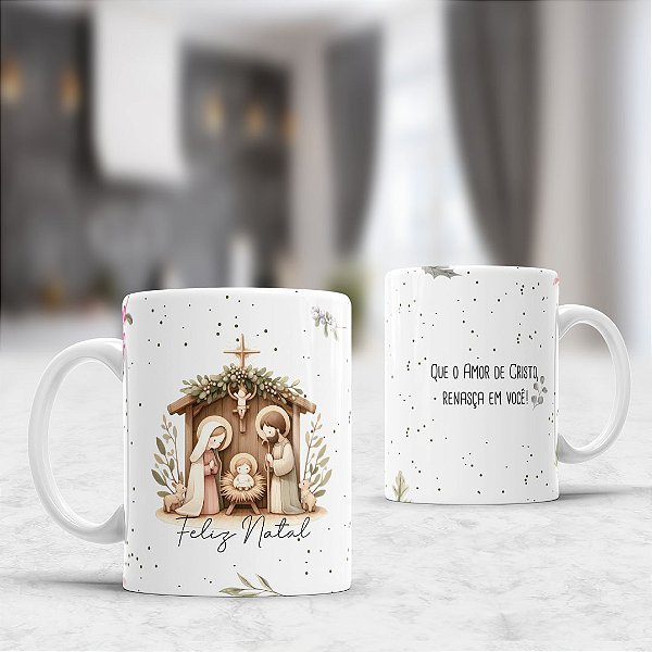 Caneca Personalizada de Natal - Mod 004
