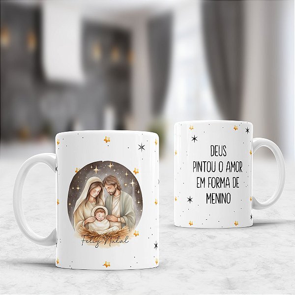 Caneca Personalizada de Natal - Mod 007