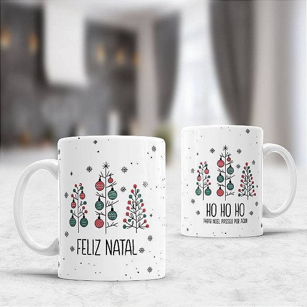 Caneca Personalizada de Natal - Mod 008