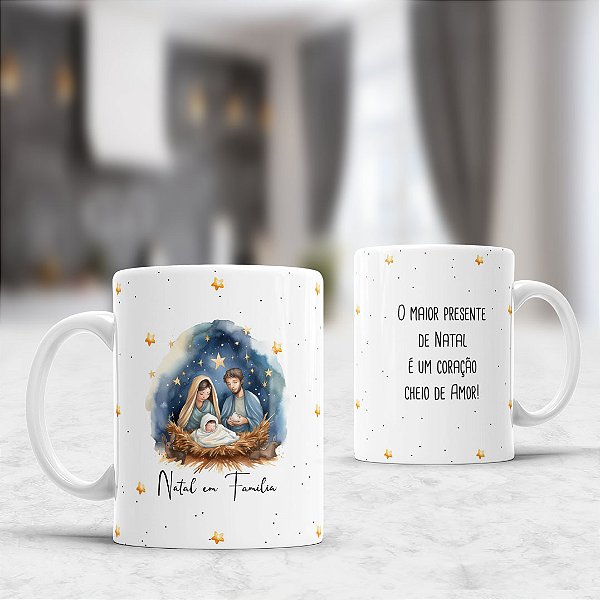 Caneca Personalizada de Natal - Mod 009