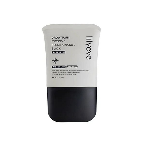 Lilyeve Grow Turn Exosome Brush Ampoule Black 100ml - Cabelos
