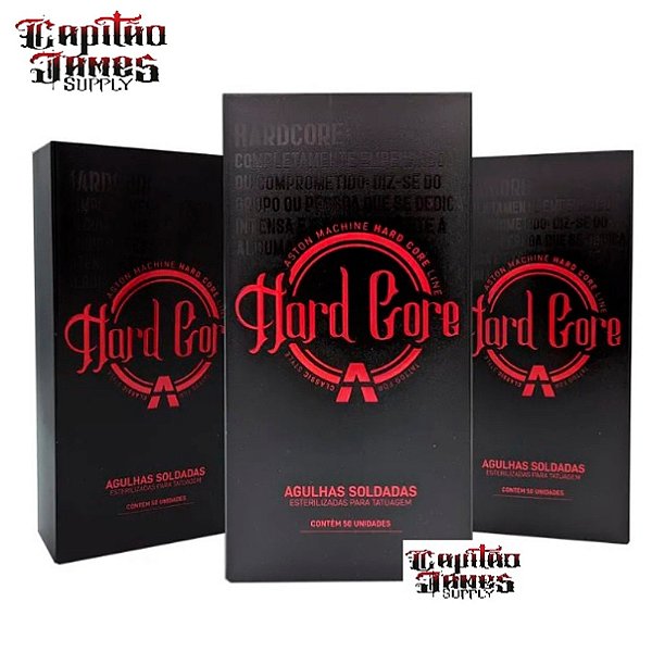 Caixa de Agulha HARD CORE Aston Tattoo 50un.