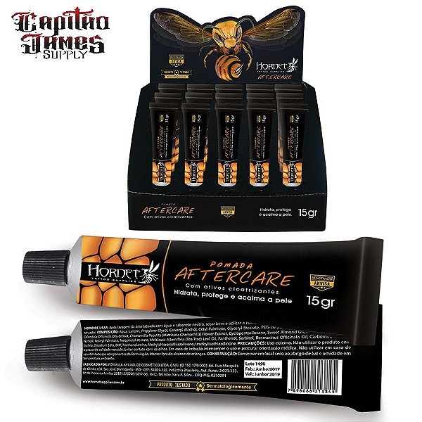 Pomada Hornet aftercare cicatrizante 15g Tattoo unidade
