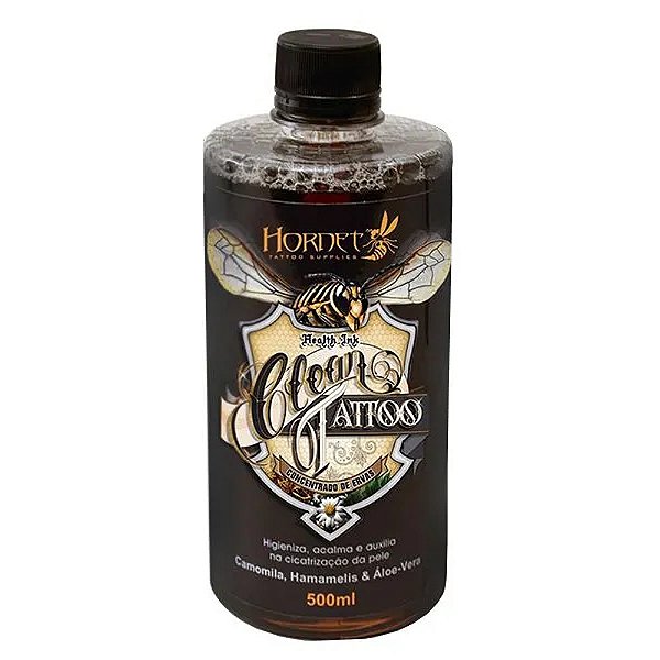 Clean Hornet Tattoo Concentrado De Ervas 500ml