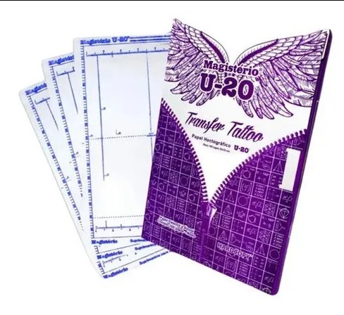 Papel U-20 Roxo Hectógrafico c/20