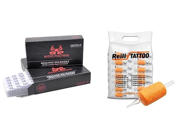 Caixa agulha Aston C/50un Com 40bicos Reilly