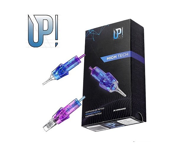 Cartucho UP High Tech - Agulha UP High Tech caixa com 20un