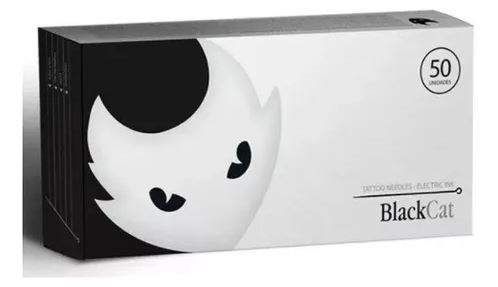 Caixa De Agulha Electric Ink Black Cat Mg Com 50 Unidades