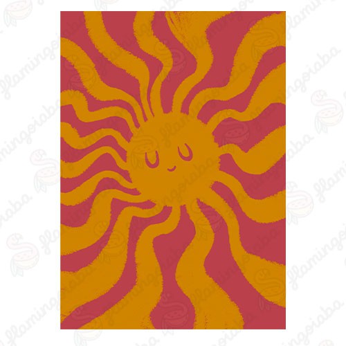 Pôster Sol Retrô