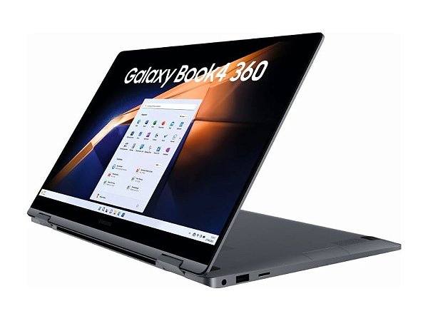 Notebook Galaxy Book 4 360, 16GB/512GB SSD NVMe, 2 em 1