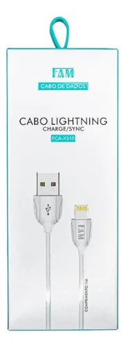 Cabo USB Lightning FCA-X520 2m.