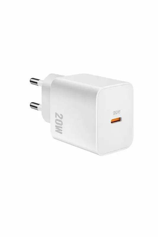 Carregador completo 20W USB-C Kit Rápido + Cabo Tipo C.