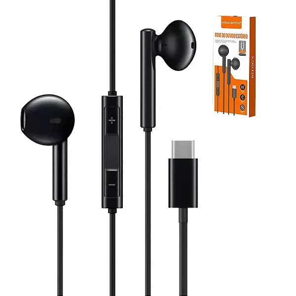 Fone de Ouvido com Microfone na Caixa EJ-109 H'MASTON 112368.