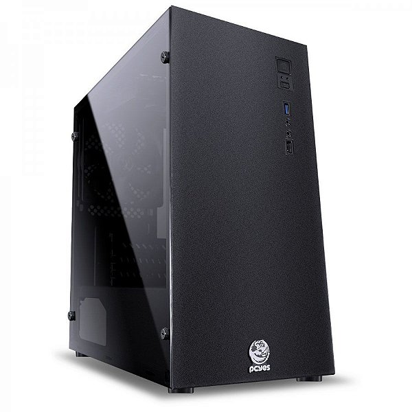 Gabinete Gamer PCYes ATX Preto.