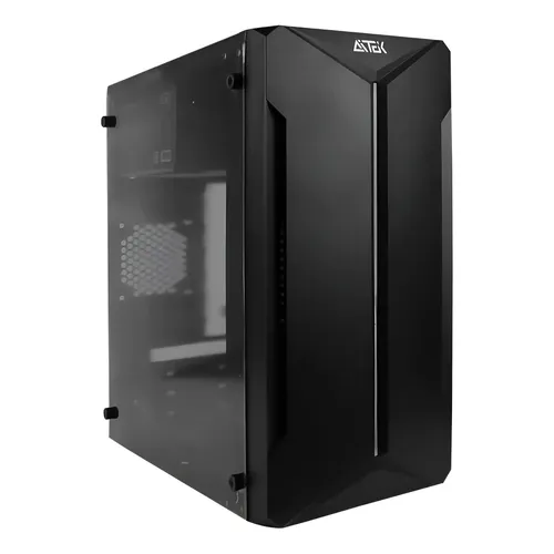 Gabinete Gamer Aitek ATX Preto.