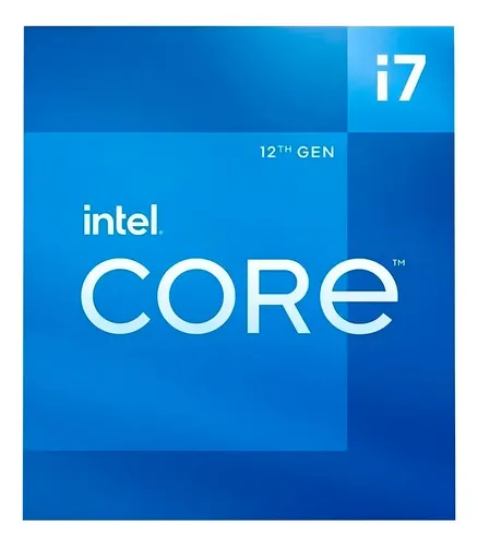 Processador Intel Core i7-12700 / 25 MB cache / 12ª Geração/  LGA1700.